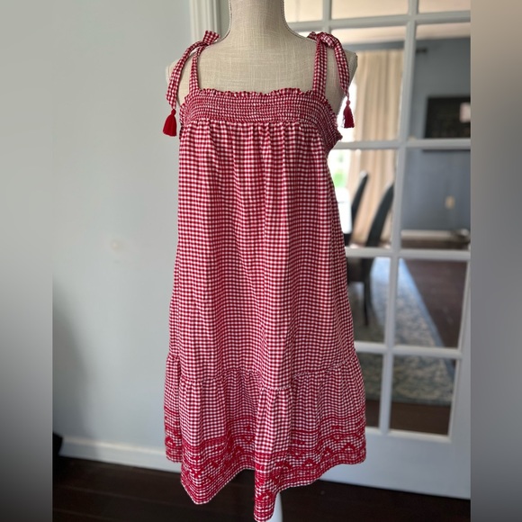 Old Navy Dresses & Skirts - Old Navy red/white checkered sundress, size L